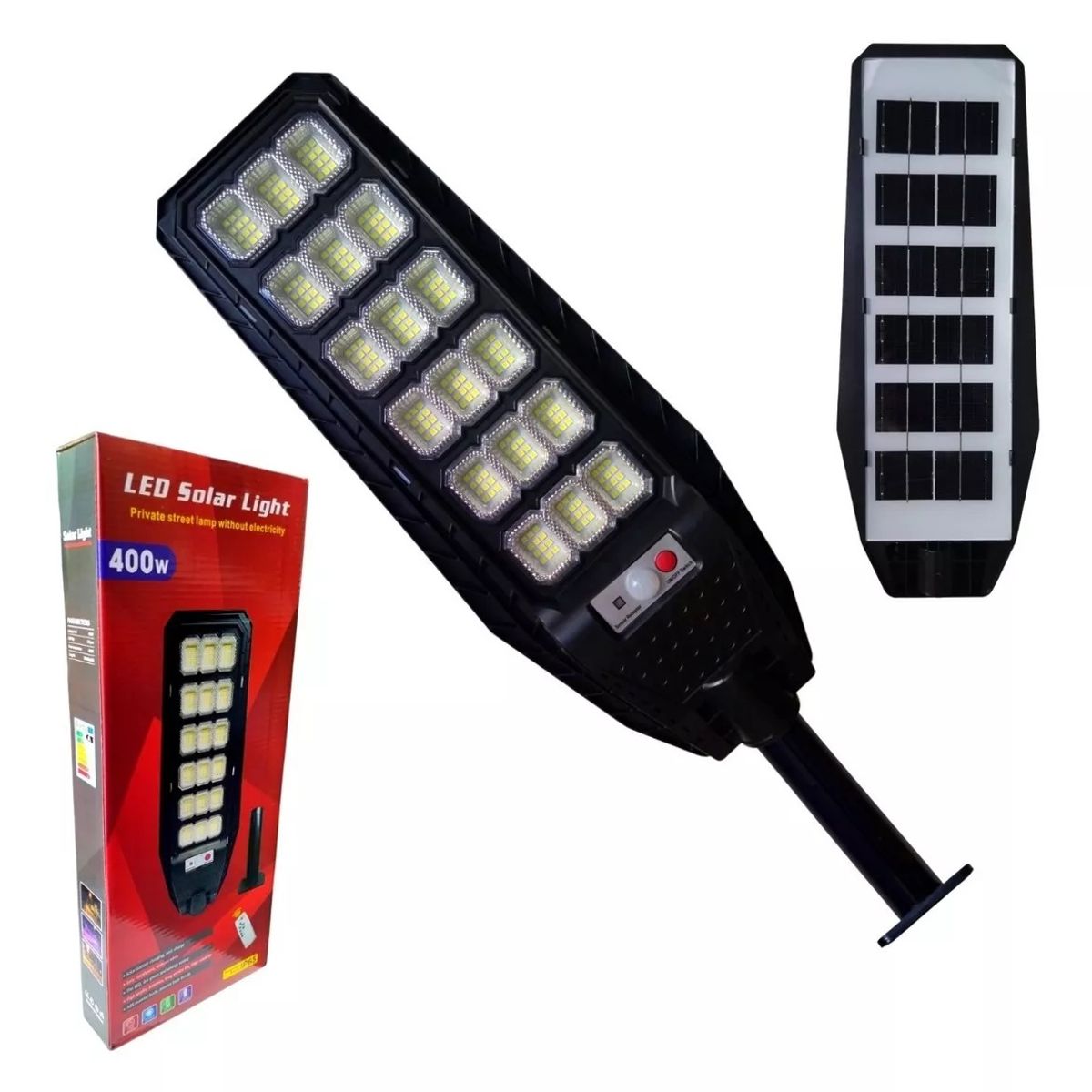 GENERICO - Foco Solar Para Poste 400w 216 led Con Control Remoto + Sop