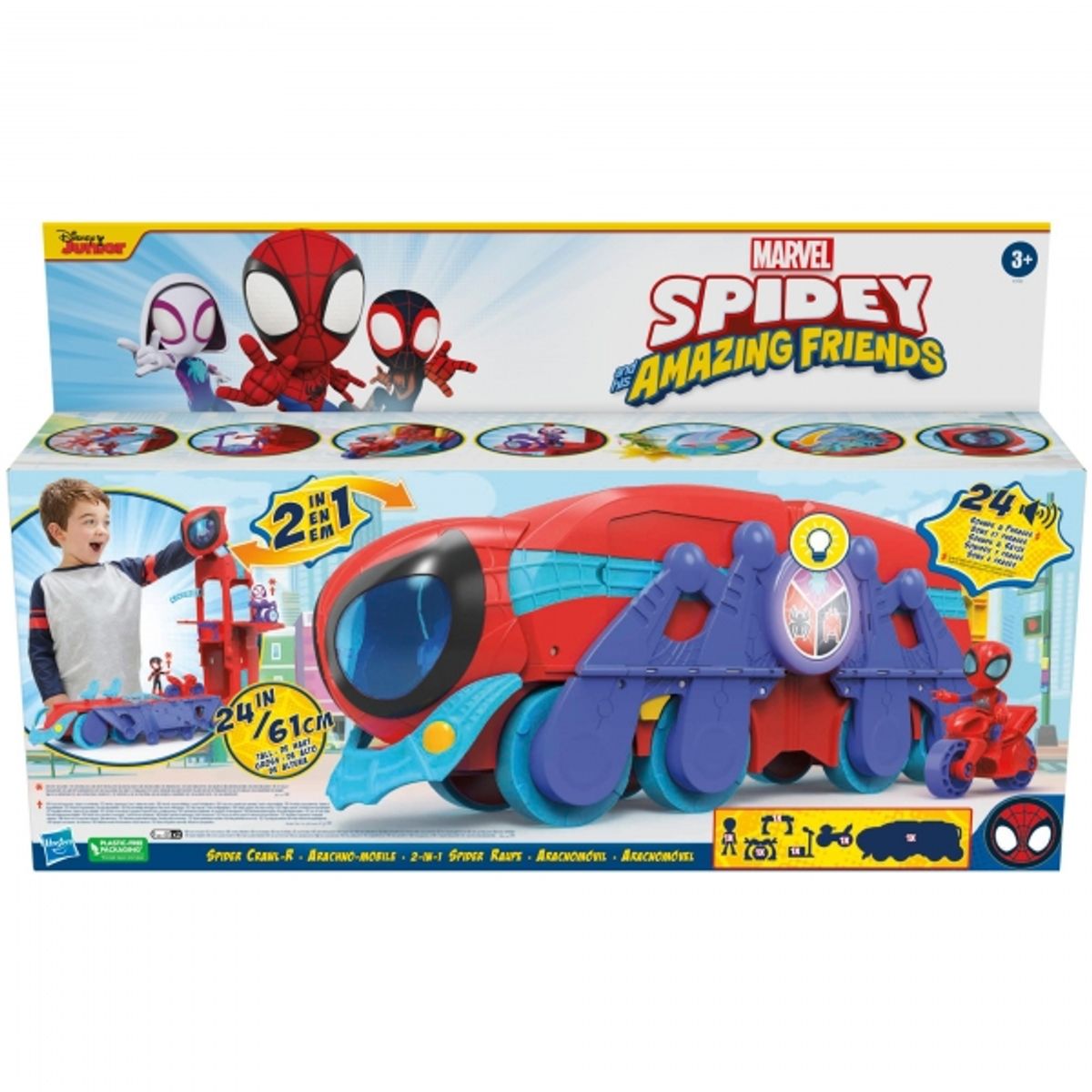 HASBRO - HASBRO F3721 SPIDEY AND FRIENDS SPIDER CRAWL R