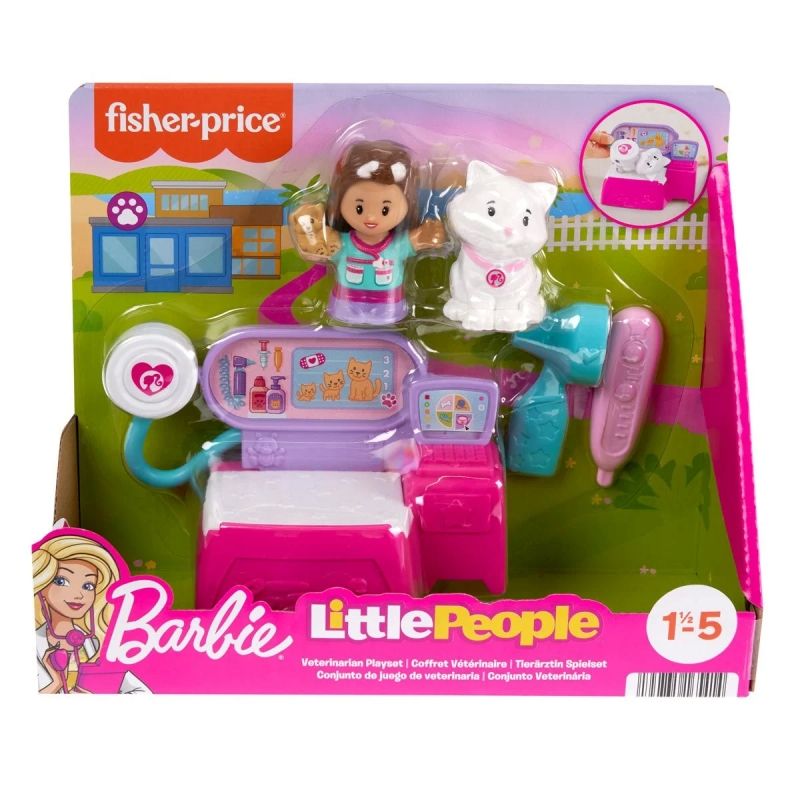 MATTEL - MATTEL HPP87 BARBIE VETERINARIAN PLAYSET BY LITTLE PEOPLE