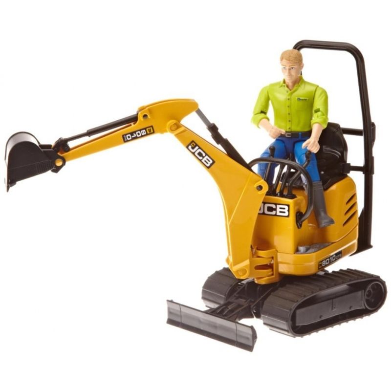 BRUDER - BRUDER 62002 JCB MICRO EXCAVATOR 8010 CTS AND CONSTRUCTION