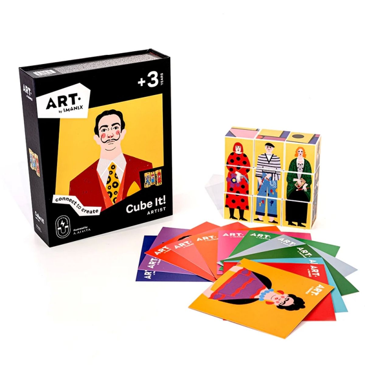 BRAINTOYS - BRAINTOYS ART-A009 CUBE IT ARTISTS