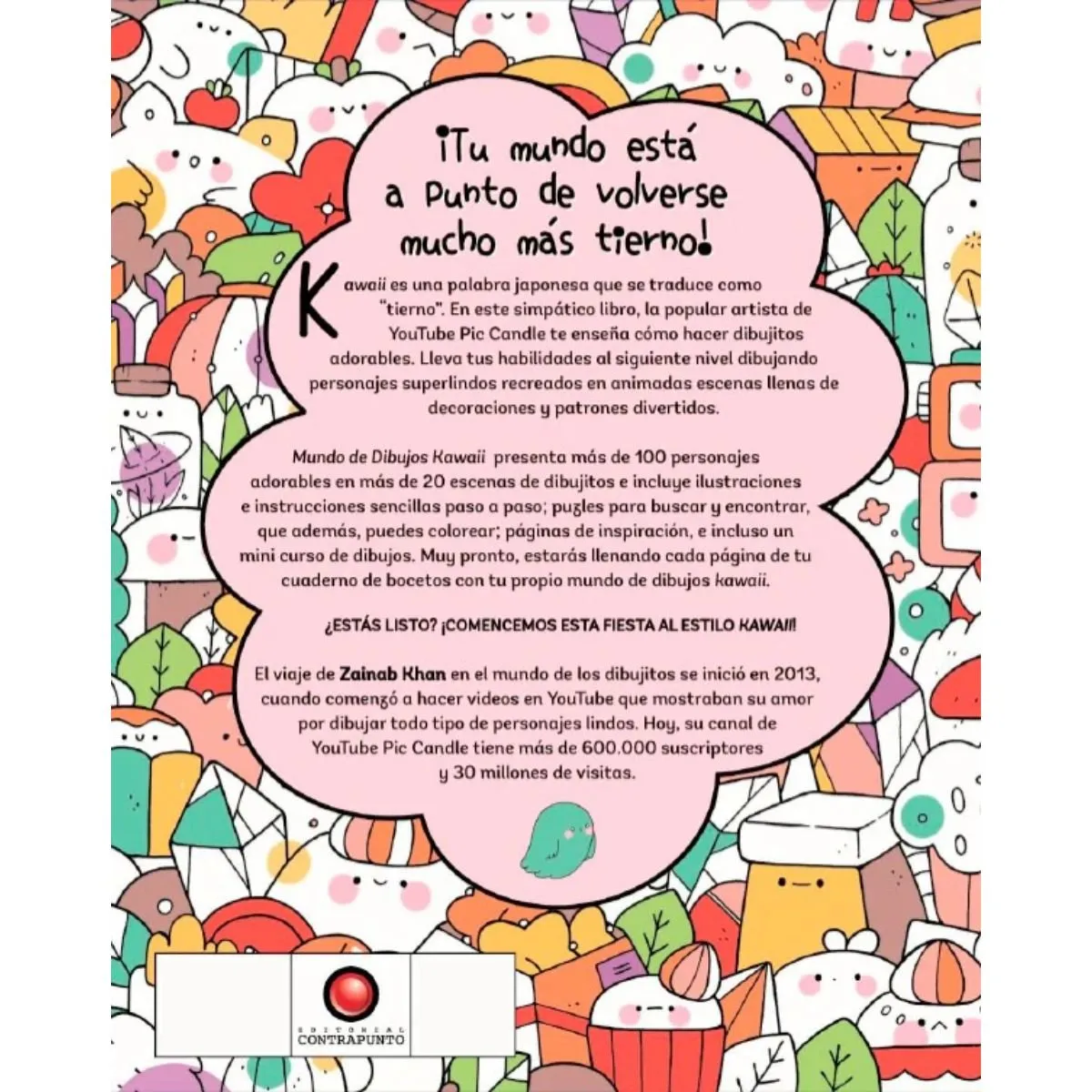CONTRAPUNTO - Libro Mundo de Dibujos Kawaii Zainab Khan
