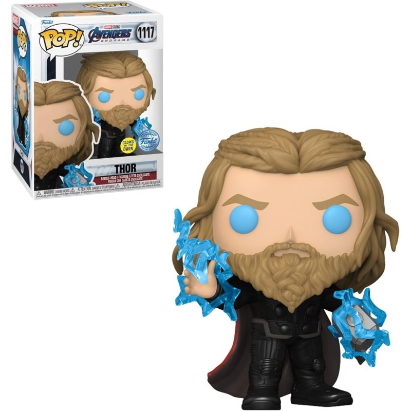 FUNKO - FUNKO 64906 POP MARVEL AVENGERS ENDGAME THOR WITH THUNDER