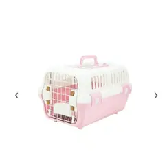 GENERICO - Caja Canil Transportadora Ventilación Perro Rosa 46 X 31 Cm