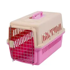GENERICO - Jaula Transportadora Para Mascotas Canil De Transporte Rosa