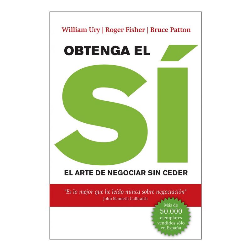 GESTION 2000 - Libro Obtenga El Sí­ - William Ury Roger Fisher Bruce Patton