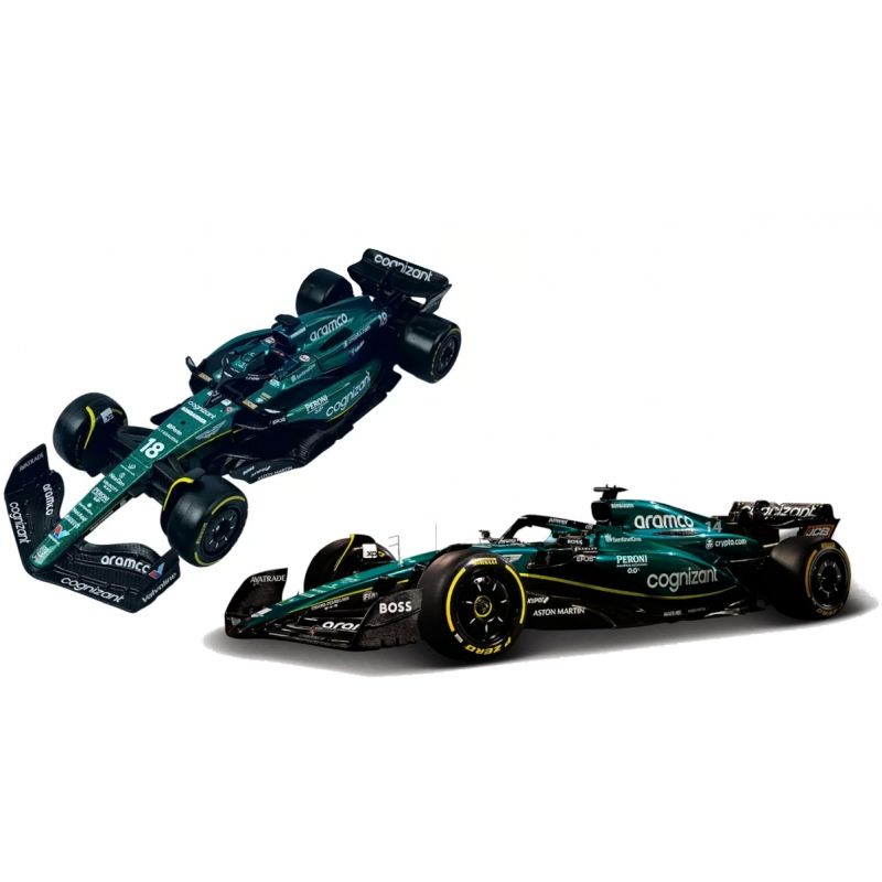 BBURAGO - BURAGO 38203 1-43 RACE ASTON MARTIN RACING 2 PACK  AMR23 14
