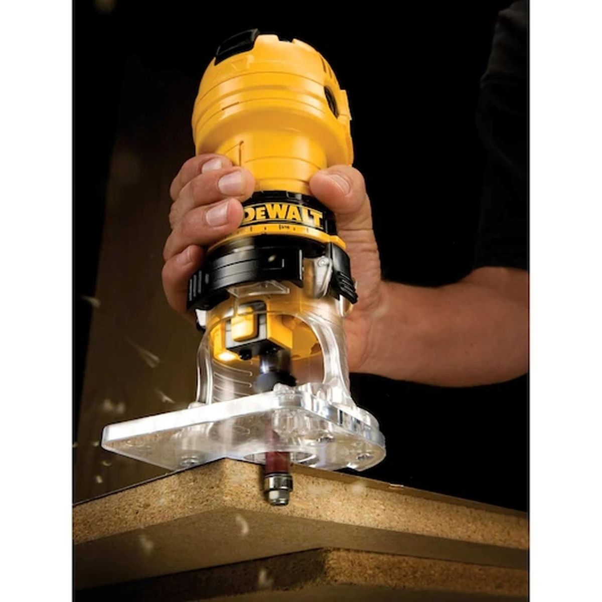 DEWALT - Fresadora Rebajadora De Palma 450w DWE6000 Dewalt