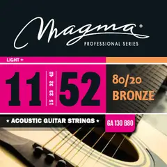 MAGMA - Cuerdas Para Guitarra Acústica GA130B80 11-52
