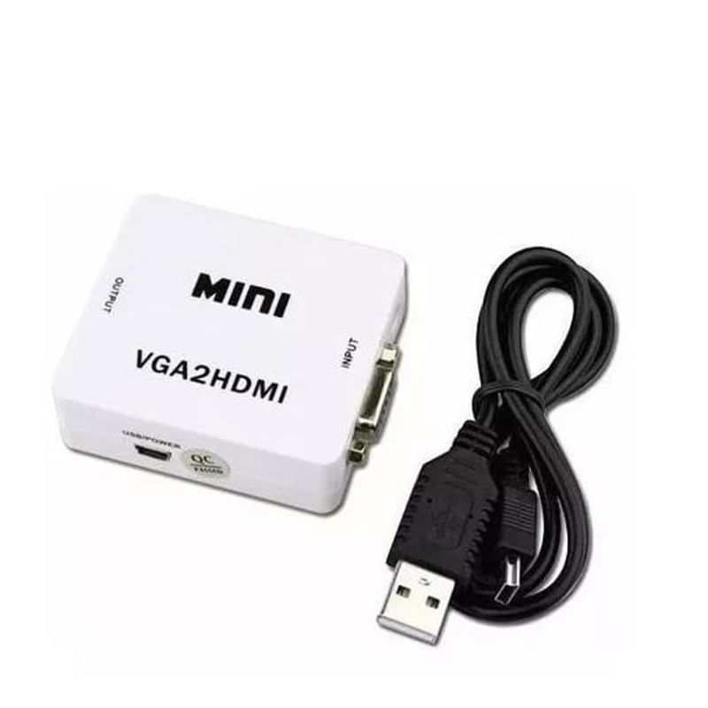 GENERICO - Convertidor VGA a HDMI Mini Box