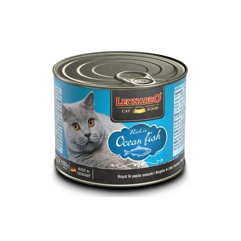 GENERICO - Alimento Leonardo Para Gato Sabor Pescado En Lata De 200g