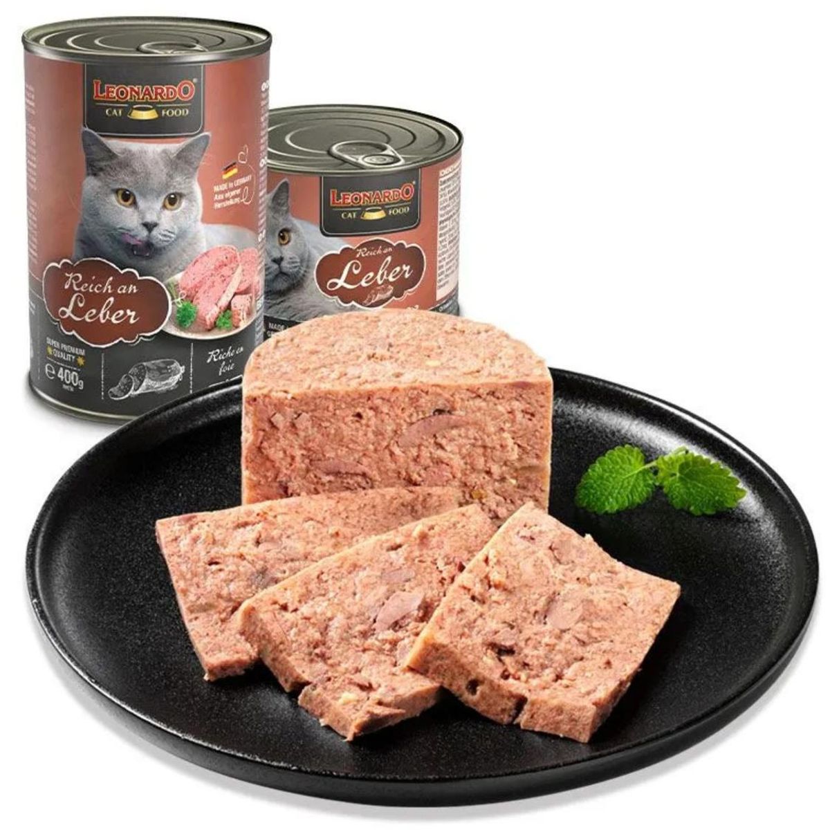 GENERICO - Alimento Leonardo Para Gato Sabor Hígado En Lata De 200g