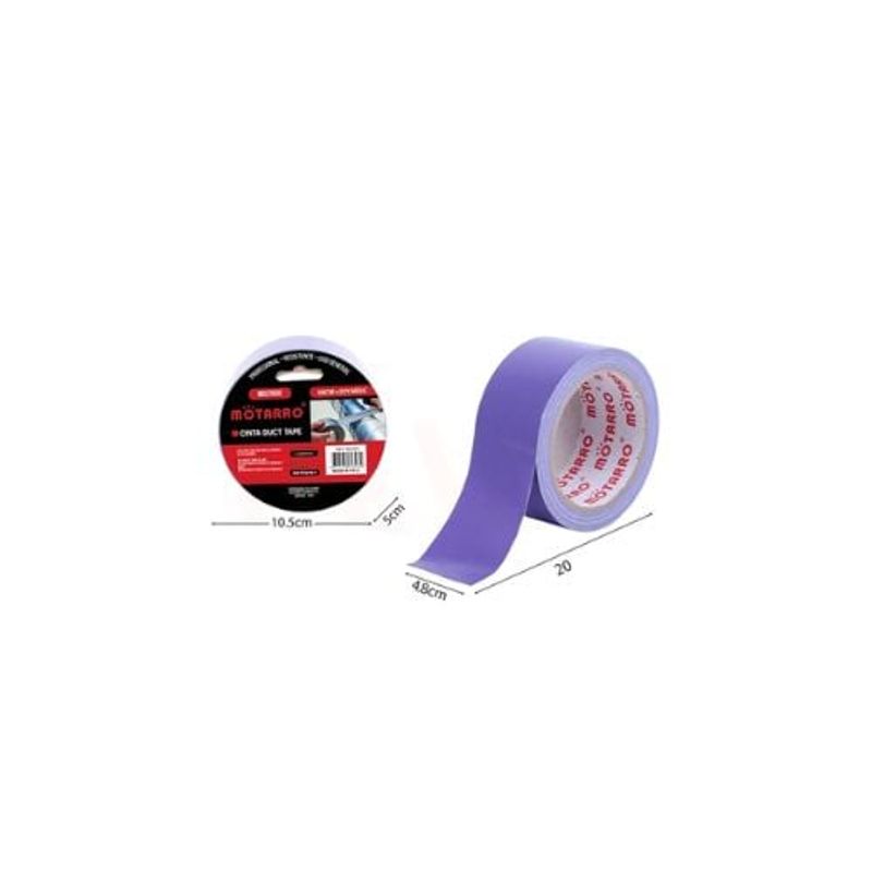 GENERICO - Cinta Duct Tape Multipropósito Violeta 4 8 20 Cm