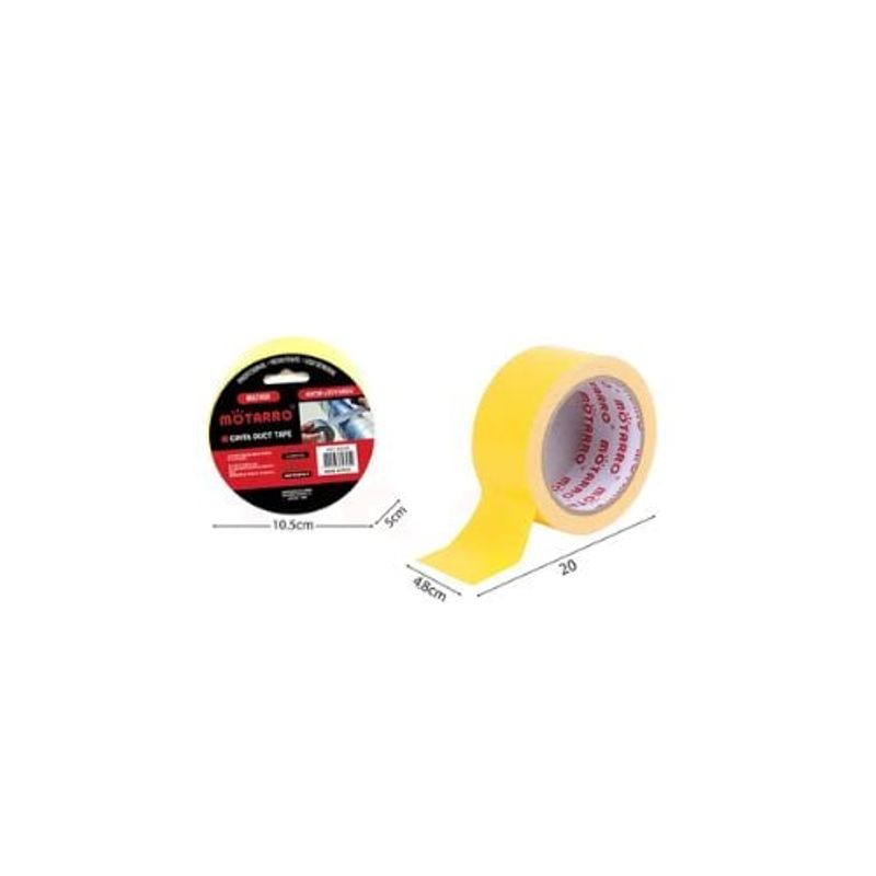 GENERICO - Cinta Duct Tape Multipropósito Amarillo 4 8 20 Cm