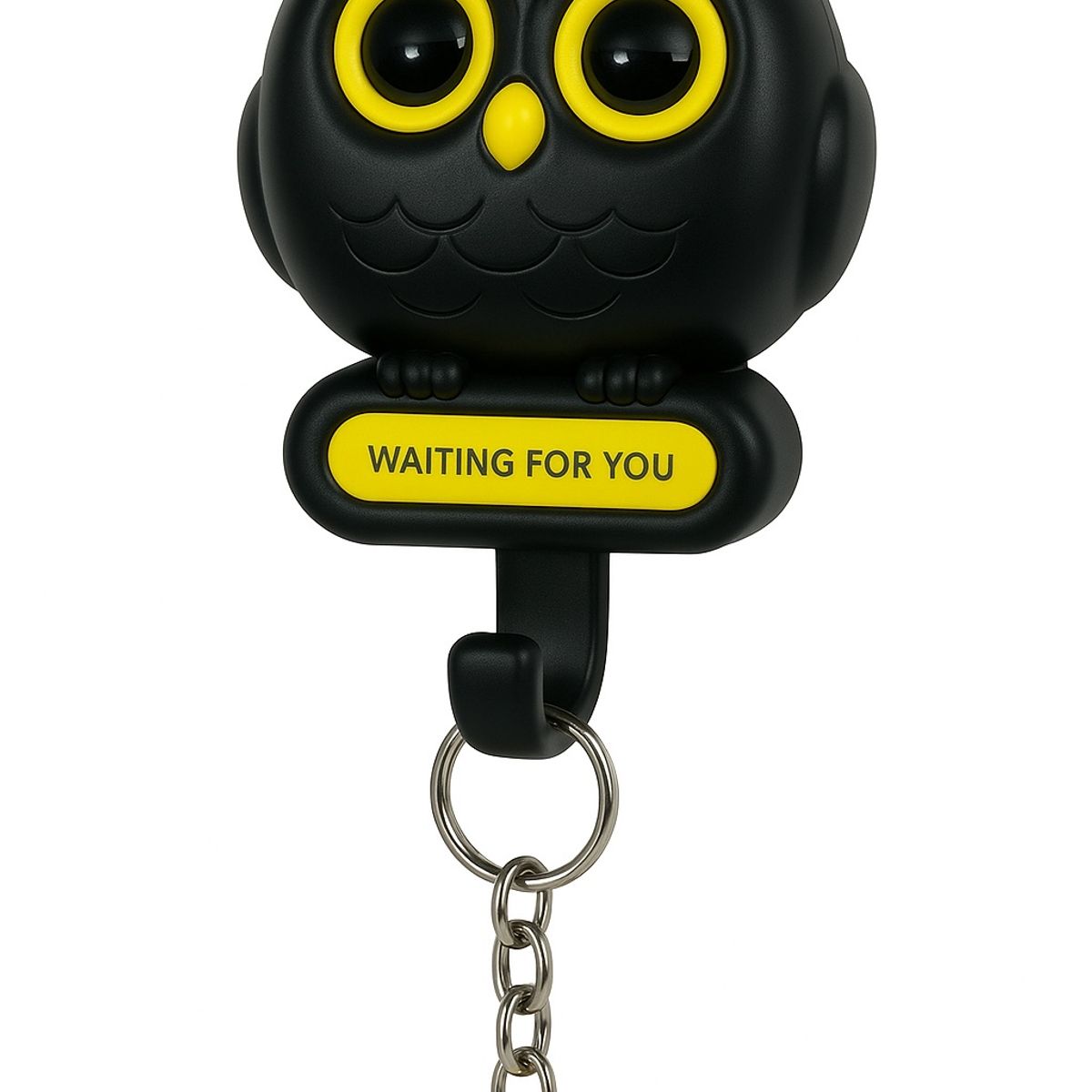 GENERICO - Porta Llaves Buho llavero Pared Negro