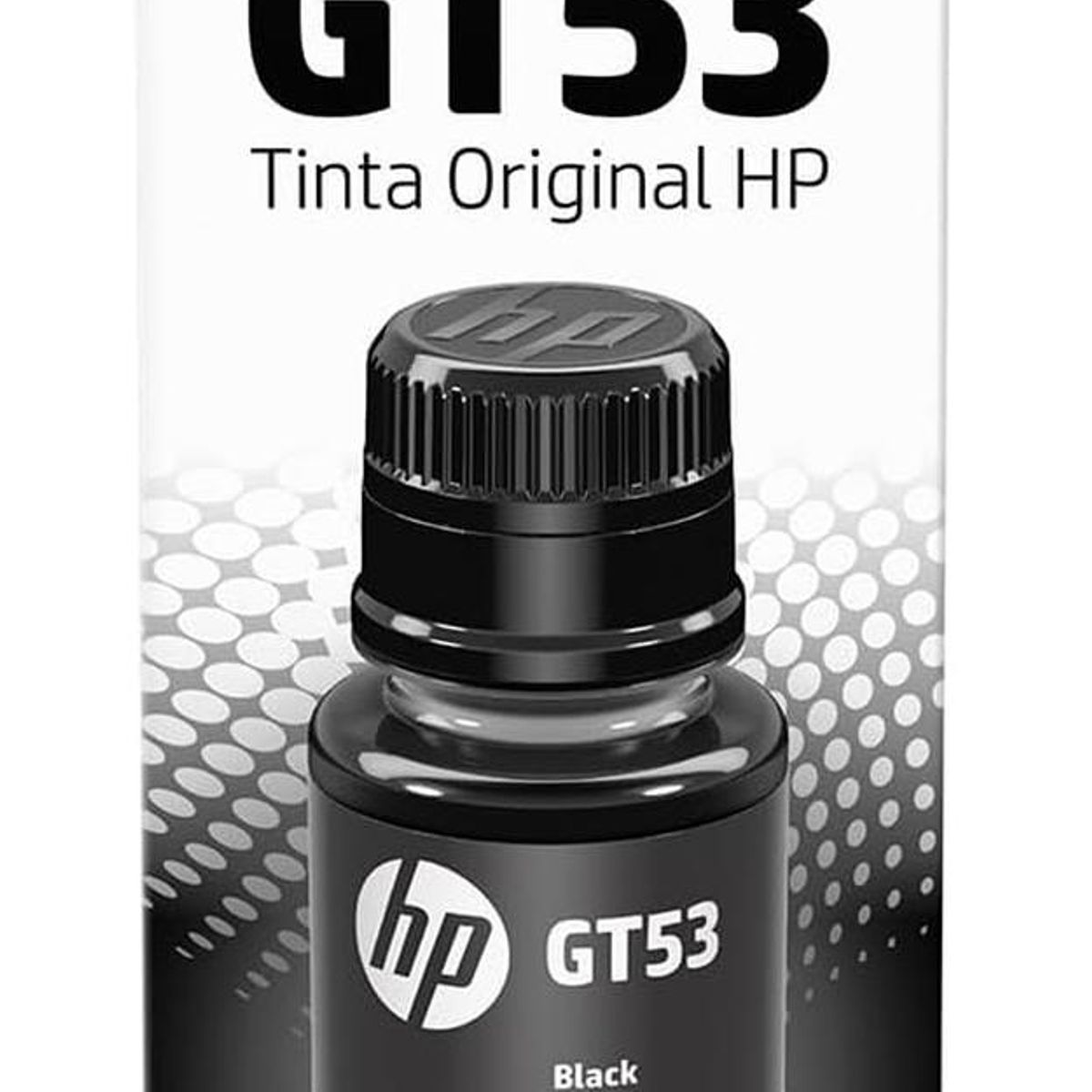HEWLETT PACKARD - Botella de Tinta Negra HP GT53 Original