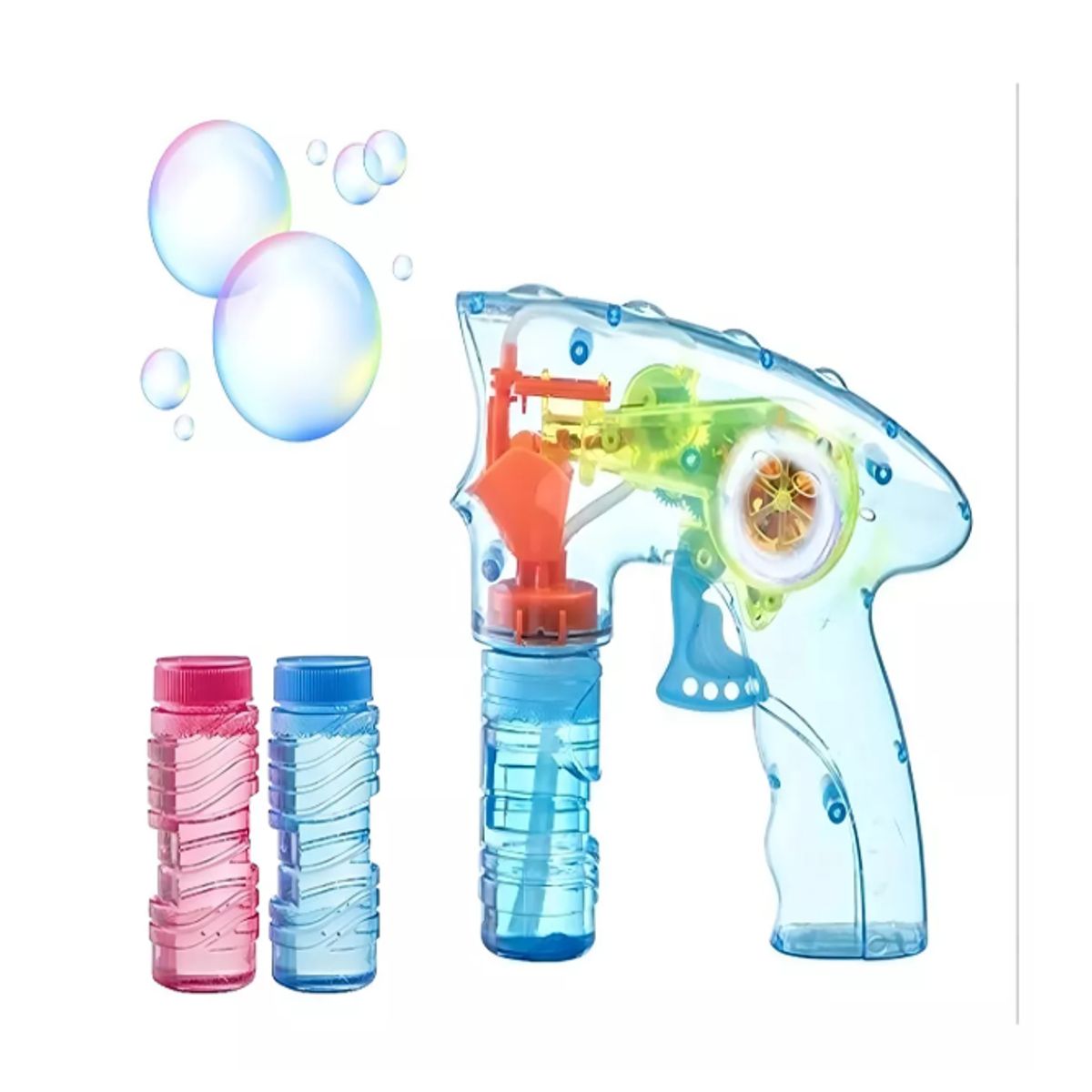 GENERICO - Juguete  Pistola Burbuja Niños Con Luces Led Y Sonido