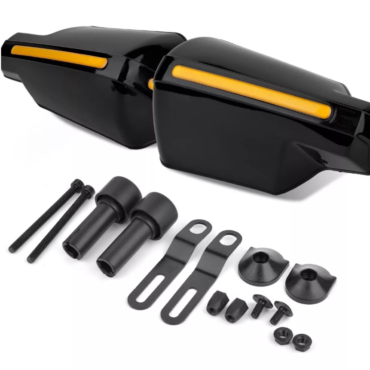 GENERICO - Cubre Puños Para Moto Manopla Protector Mano Viento 22mm