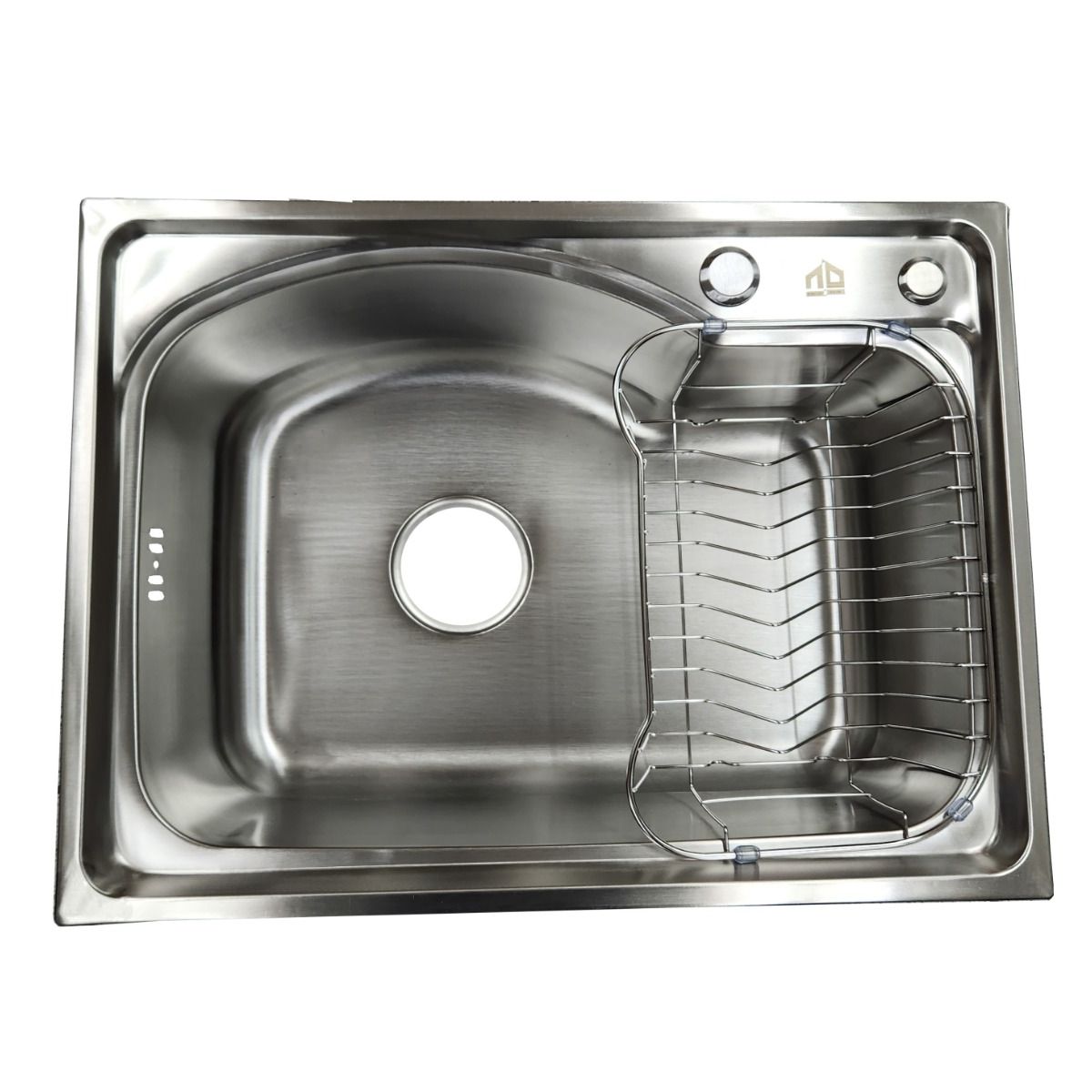 GENERICO - LAVAPLATOS CON REJILLA DE REGALO 58X43 SOBRE CUBIERTA