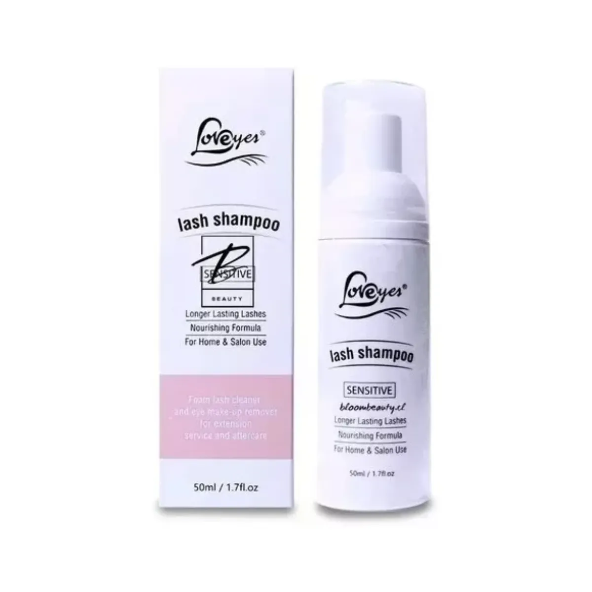 LOVEYES - Pack 10 Shampoo Espuma Extensiones Pestañas Loveyes Lash Gms