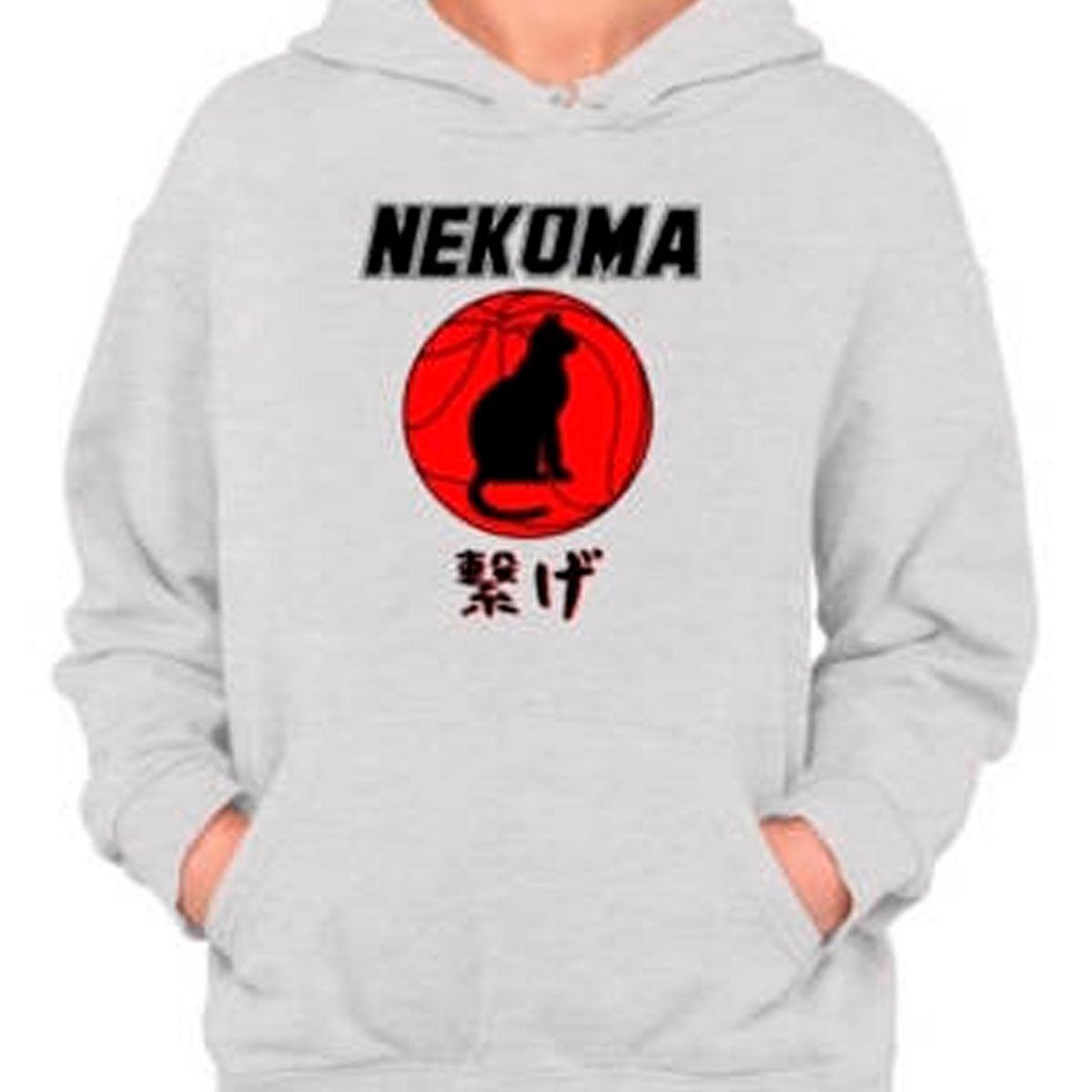 GENERICO - Poleron Nekoma Logo Club Anime Voleibol Mujer