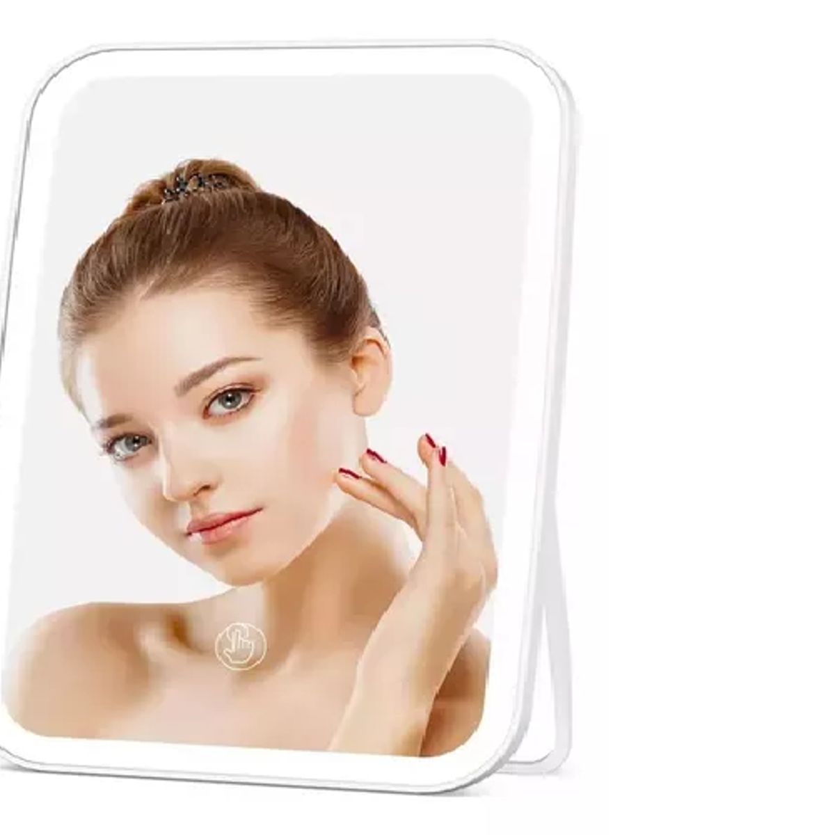 GENERICO - Espejo De Maquillaje Pantalla Táctil Y Luz Led Recargable