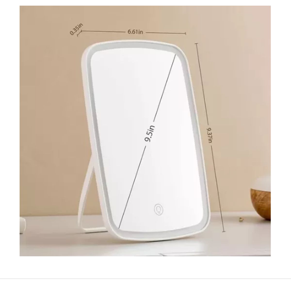 GENERICO - Espejo De Maquillaje Pantalla Táctil Y Luz Led Recargable