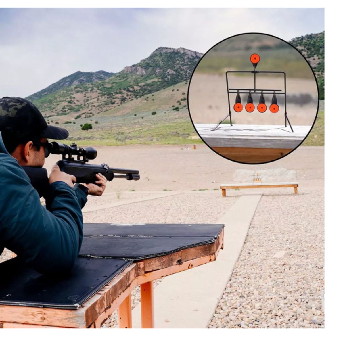 GENERICO - Blancos De Tiro Acero Inoxidable 5 Blancos De Tiro