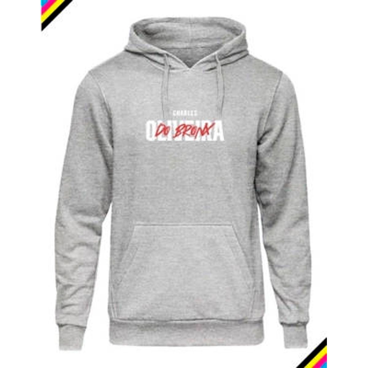GENERICO - Poleron Ufc Charles Oliveira Do Bronx Lettering  Ufc Fan