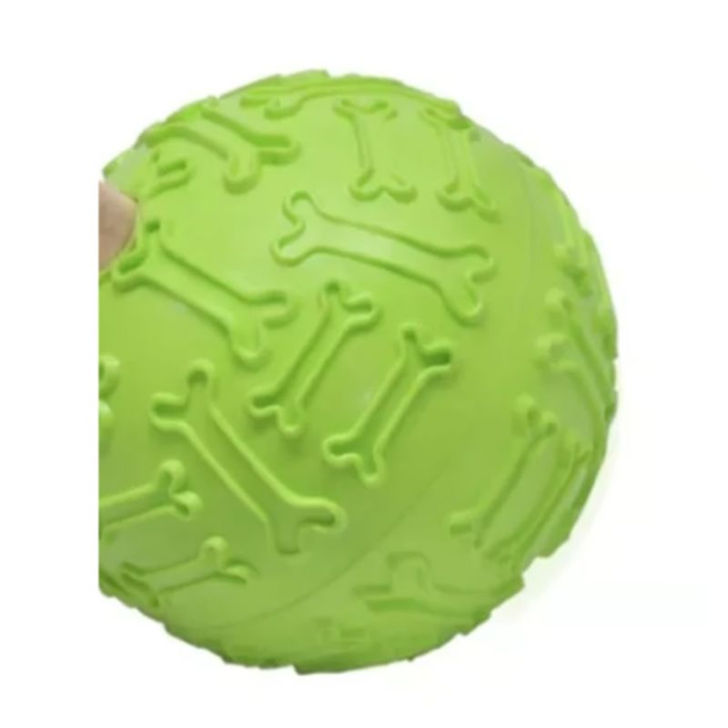 GENERICO - Pelota Para Perro Huesos Verde Mascotas