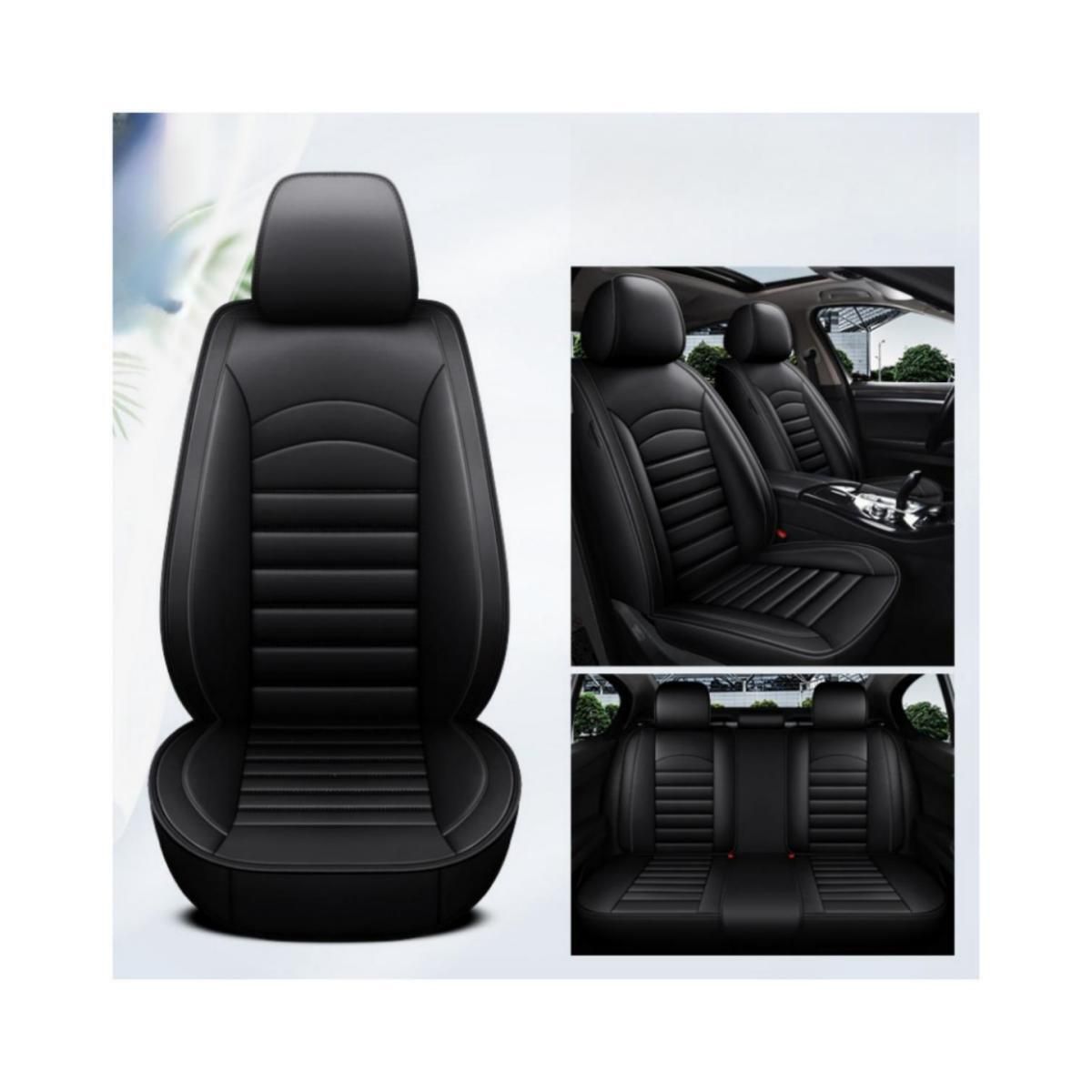 GENERICO - Kit Funda Cubre Asiento Para Auto Premium Luxury Sin Cabeza