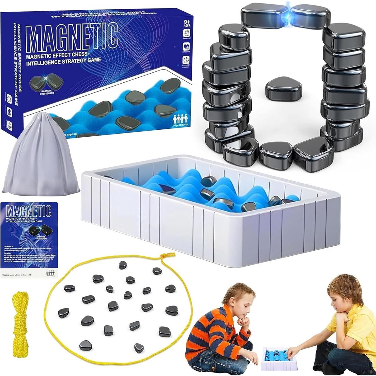 KUANGYE - Juego De Estrategia Magnético Con Imán Multijugador De Mesa