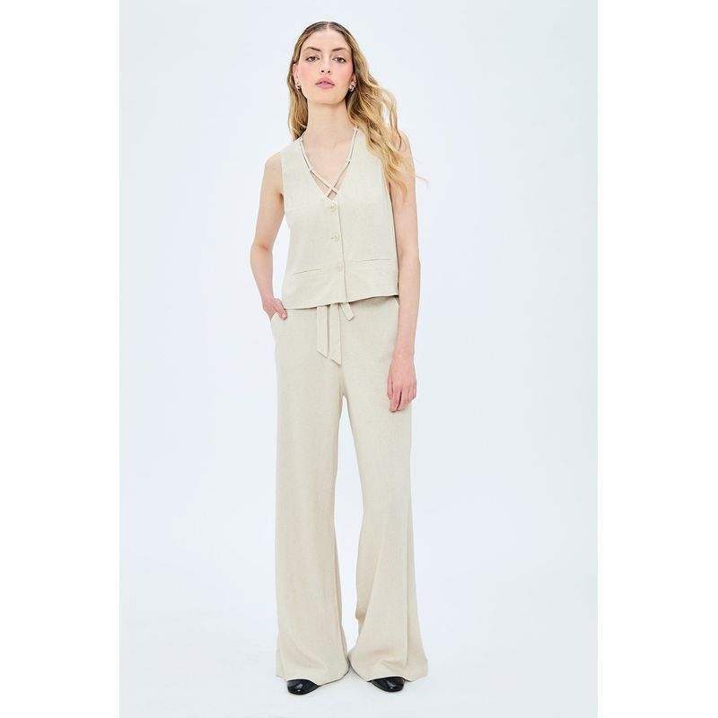 IO - Blazer Beige Mujer Io