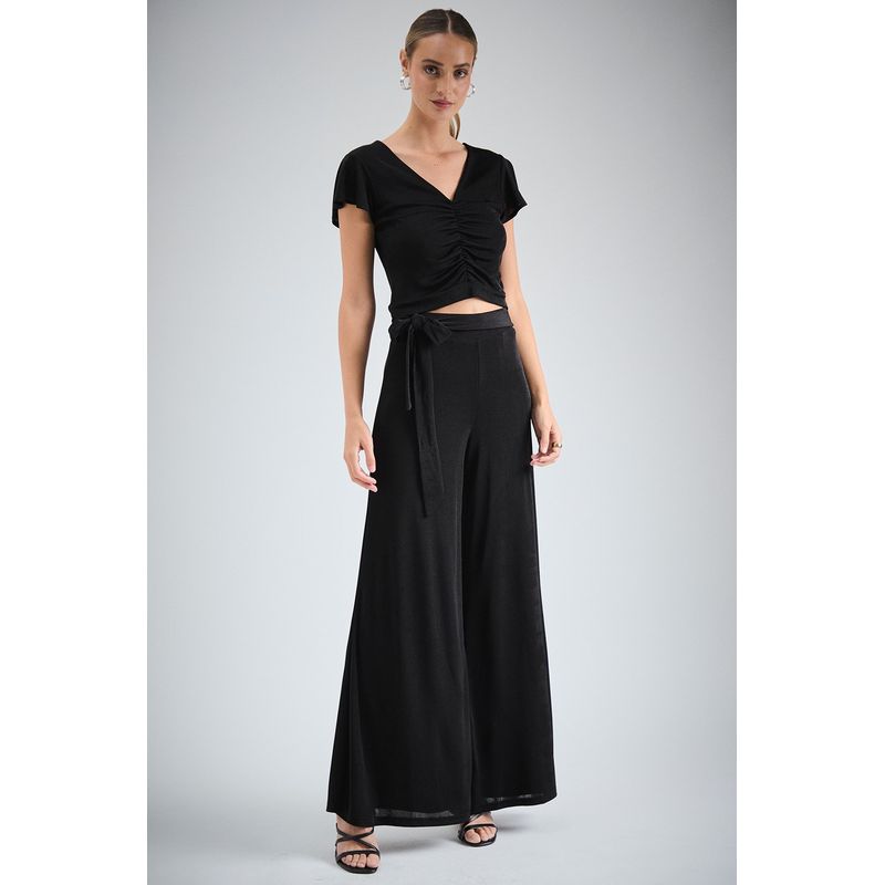 IO - Pantalon Negro Mujer Io