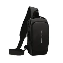 GENERICO - Bolso Banano Hombre Bandolero Viajero Banano Con Clave Usb