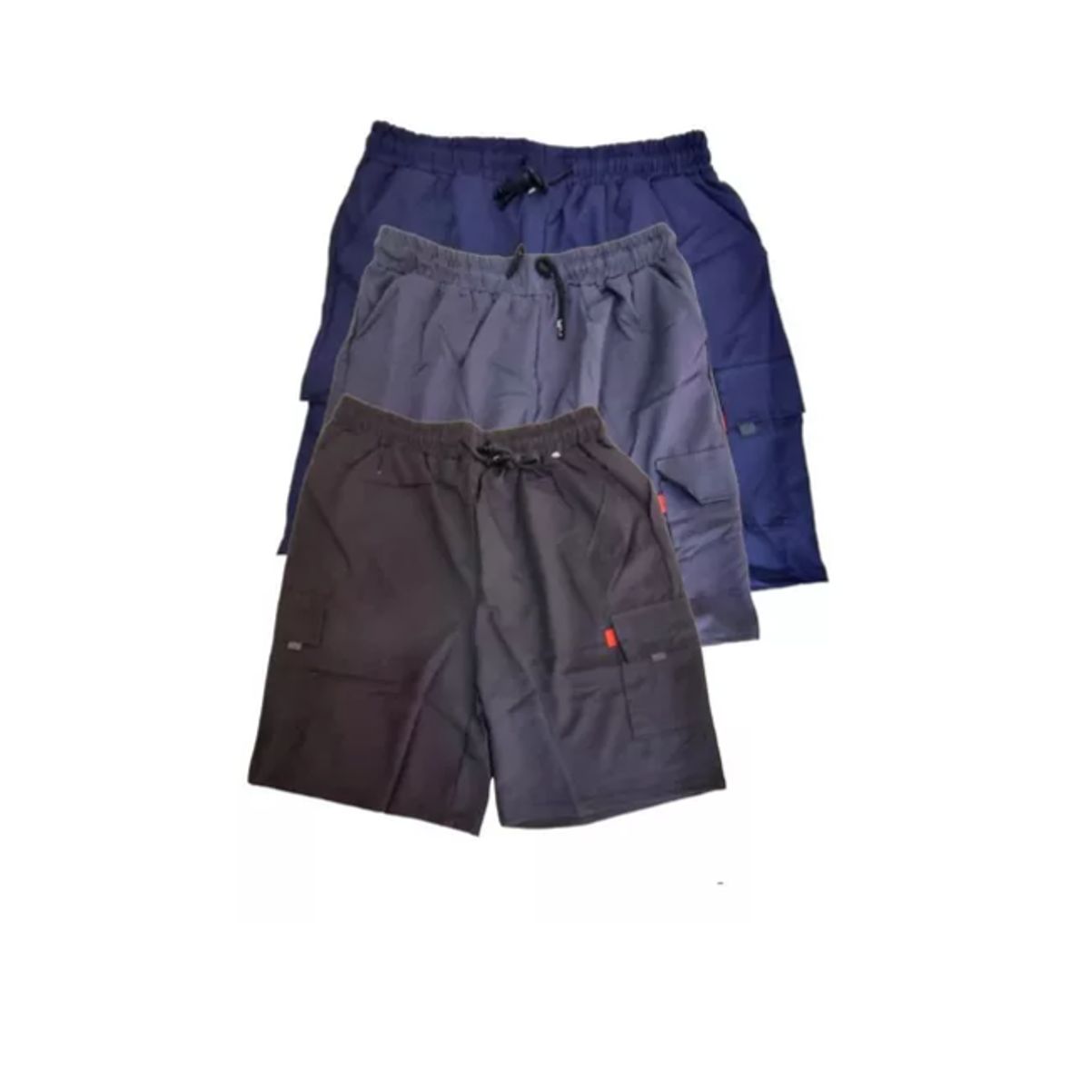 AGW - Pack 3 Short Hombre Secado Rápido Bolsillos