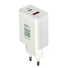 TECMASTER - Cargador de Pared, 2 Puertos Carga Rápida, 45W