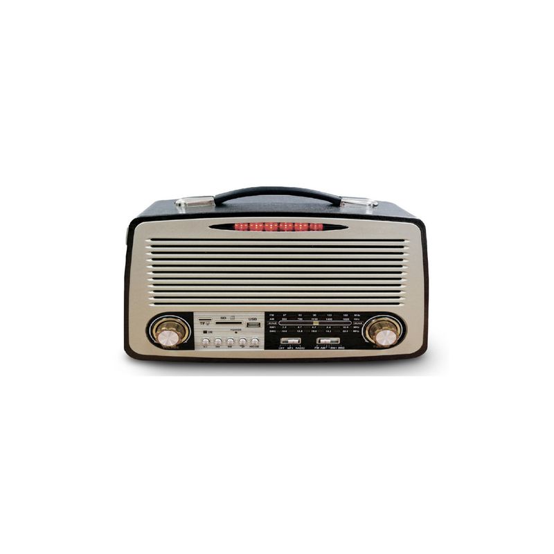 AUDIOPRO - Radio Retro Portátil Bluetooth FmUsbSdRecargable Ap02051