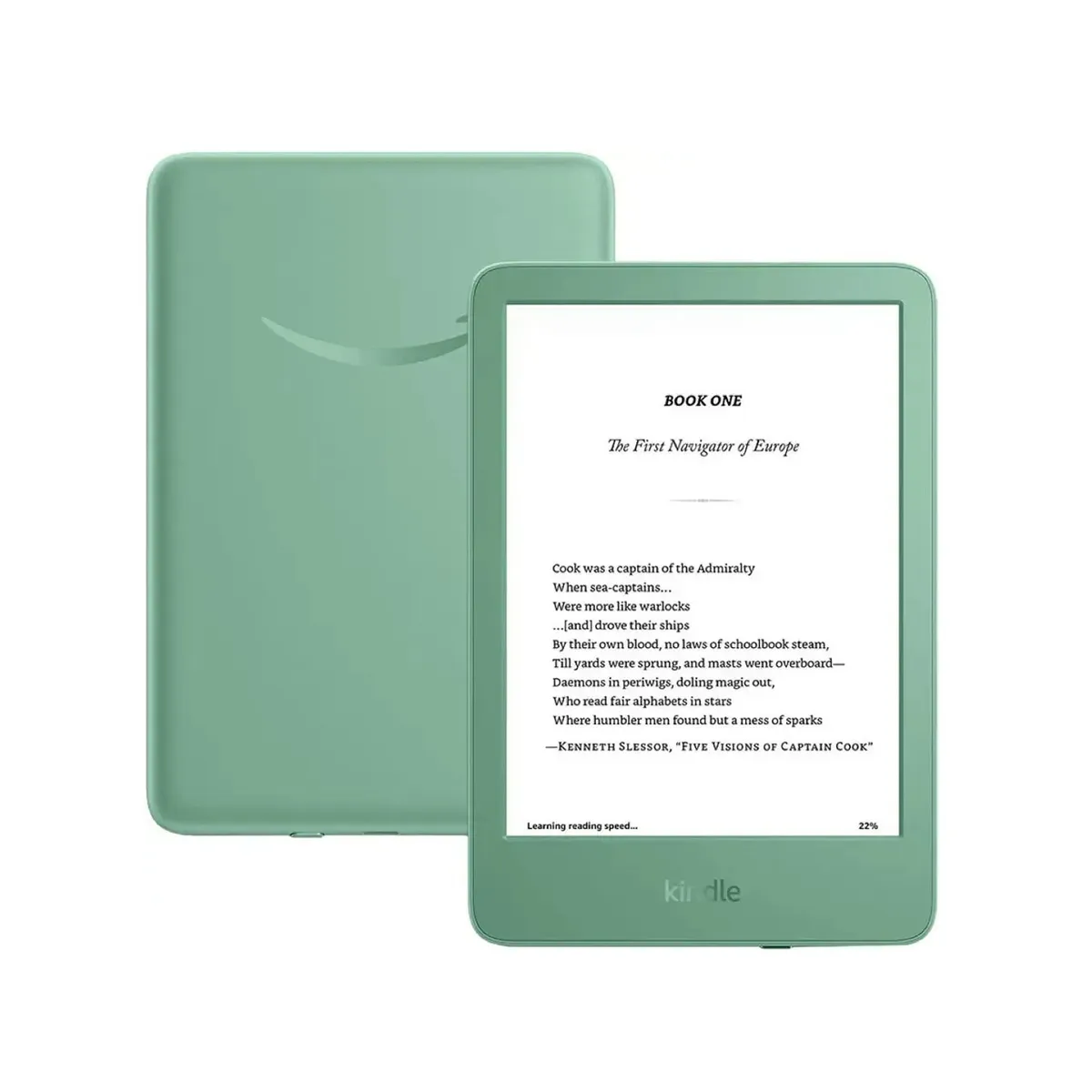 KINDLE - Nueva Amazon Kindle 6" E-Reader 2024 - 16 GB - Verde Matcha