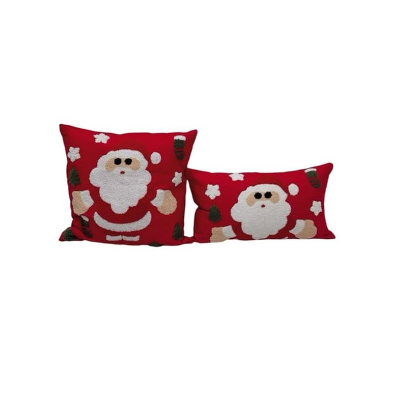 GENERICO - Pack 4 Fundas de Cojín Navidad santa