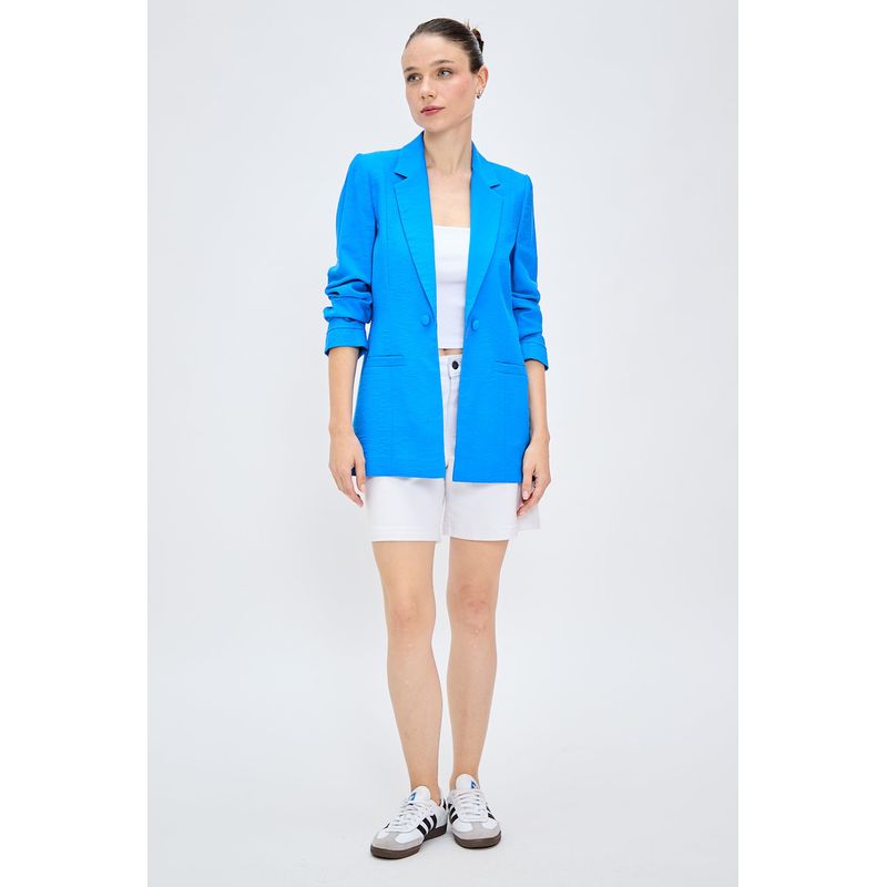 IO - Blazer Liso Azul iO