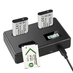 AZULAMAR - Np-bx1 3x Batería Y Cargador P Sony Zv-1f Zv-1 II Cx405 RX100 WX350