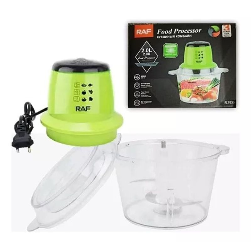 GENERICO - Procesador Picador De Alimentos Eléctrico 2lts 600w R7039