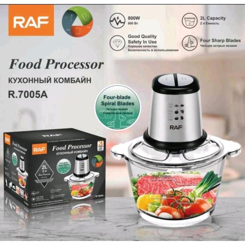 GENERICO - Procesador de alimentos 2 Litros RAF R.7005