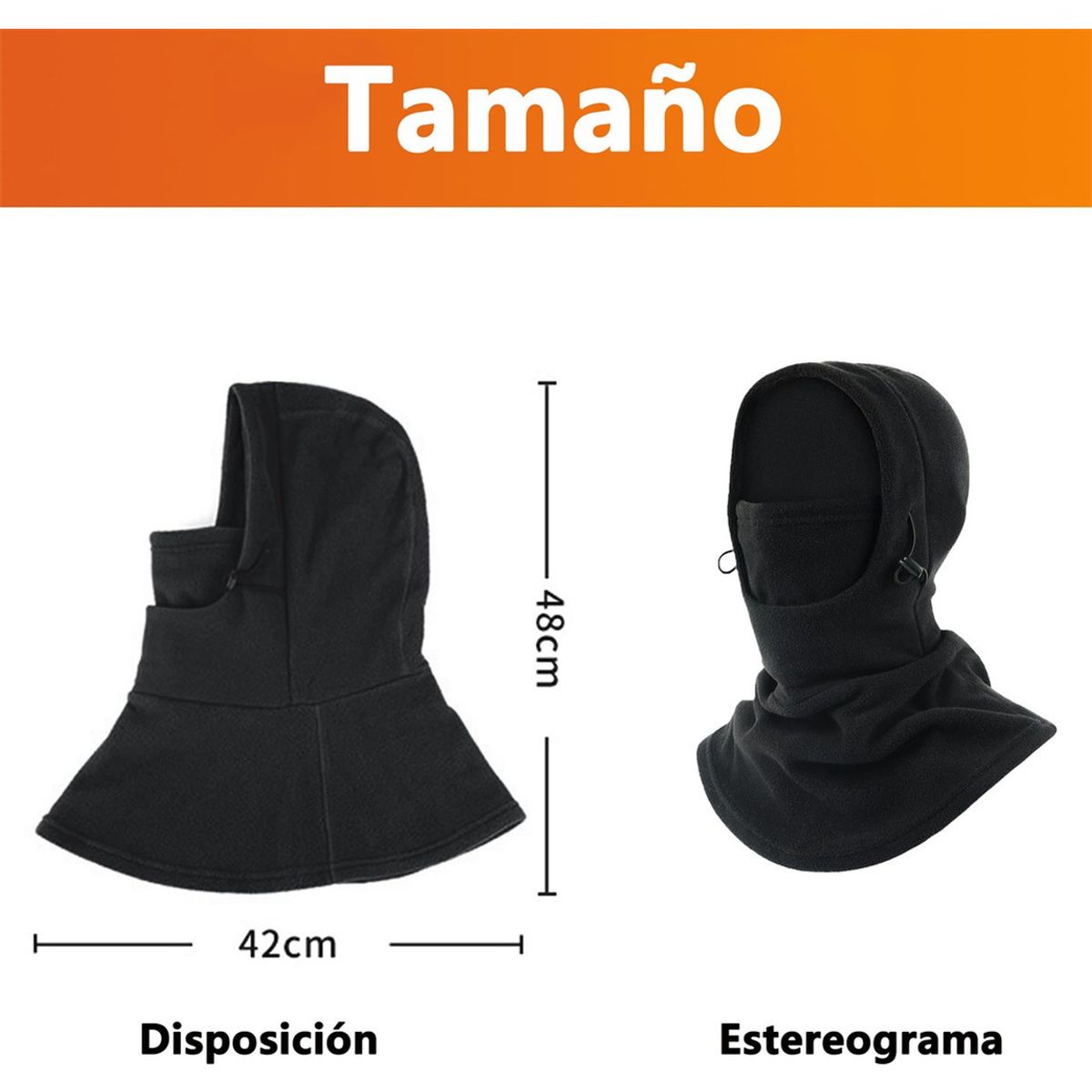 GENERICO - Pasamontañas De Invierno Cortaviento Cálido Ciclismo Esquí