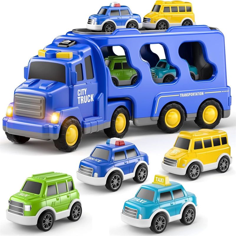 GENERICO - Juguetes De Camiones Para Niños Juego De 5 Piezas Regalo