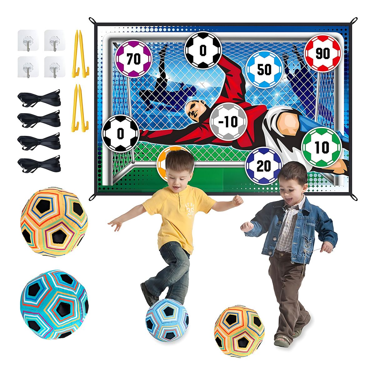 GENERICO - Juego De Alfombras De Fútbol Adecuado Para Niños Y Familias