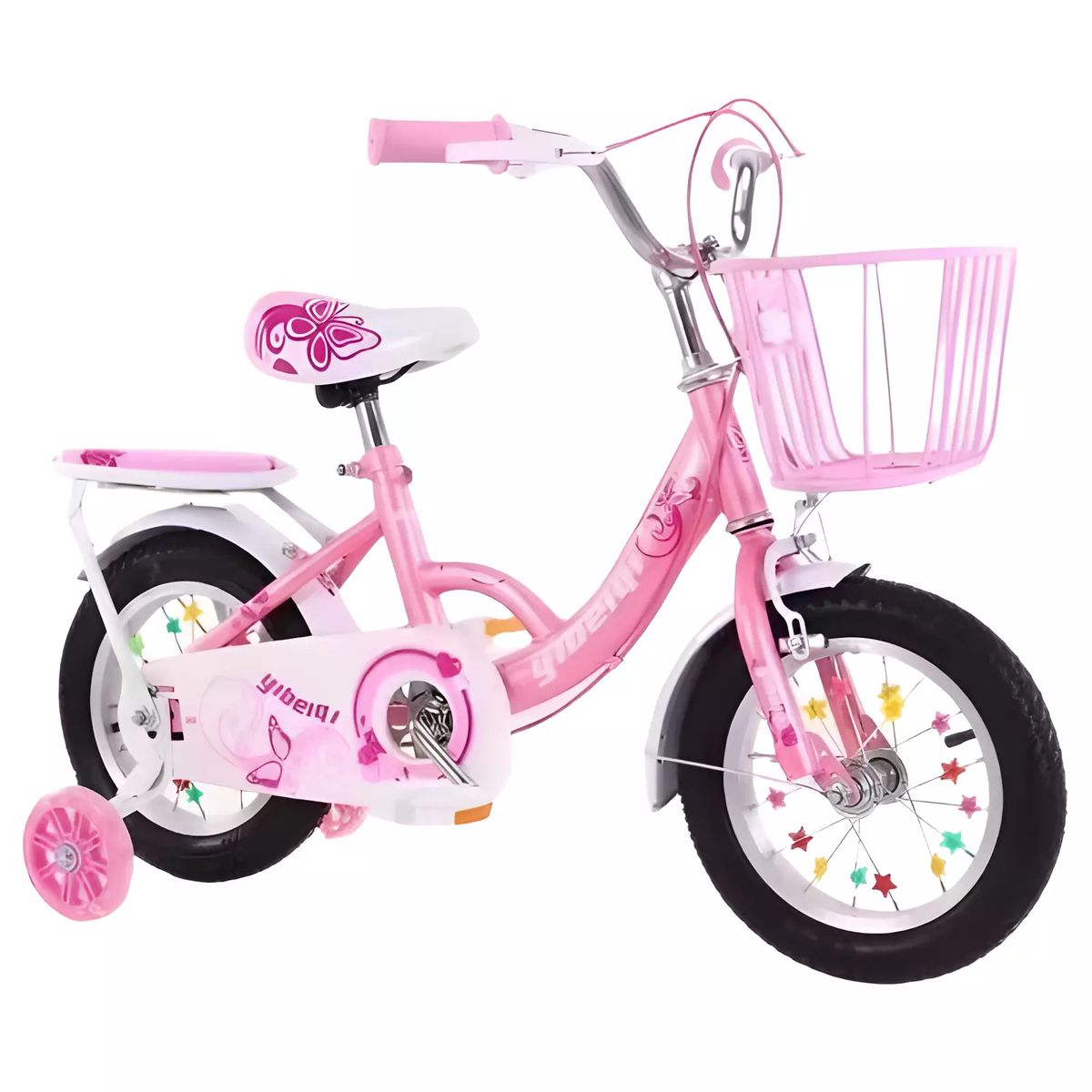 U BUY - Bicicleta infantil rosa 16 pulgadas de regalo