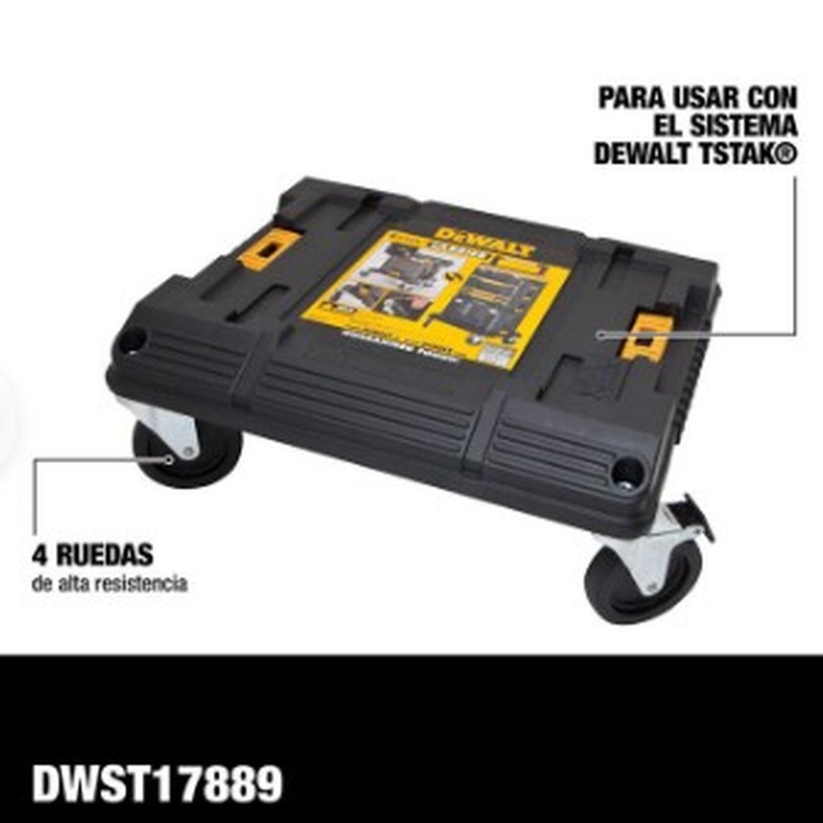 DEWALT - Base Portátil Para Cajas 100kg Tstak Dewalt Dwst17889