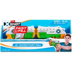 X-SHOT - SET 2 LANZA AGUA DE 100 ML CON SISTEMA DE LLENADO RAPIDO